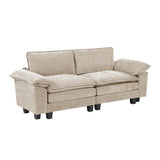 Dublin Taupe Loveseat - Ornate Home