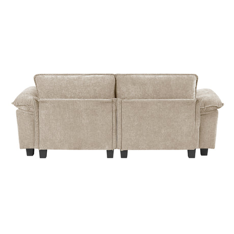 Dublin Taupe Loveseat - Ornate Home