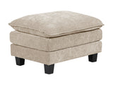 Dublin Taupe Ottoman - Ornate Home