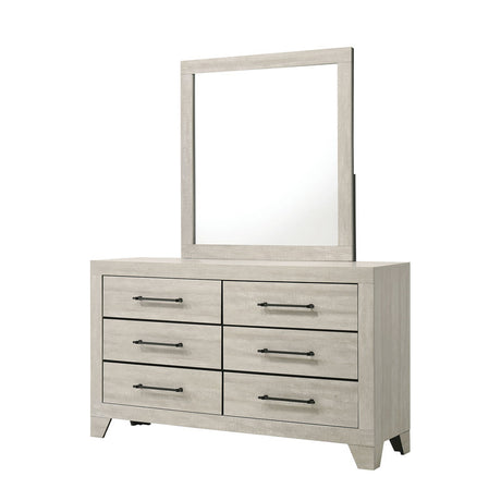 Dubuque Light Gray 4 Pc. Queen Bedroom Set - Ornate Home