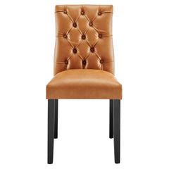 Duchess Tan Vinyl Dining Chair (Set of 2) - Ornate Home