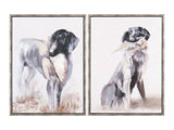 Duck Dogs Brown Canvas - Ornate Home