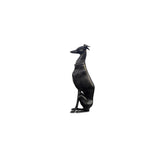 Duke Black Cast Aluminum Sculpture - Ornate Home