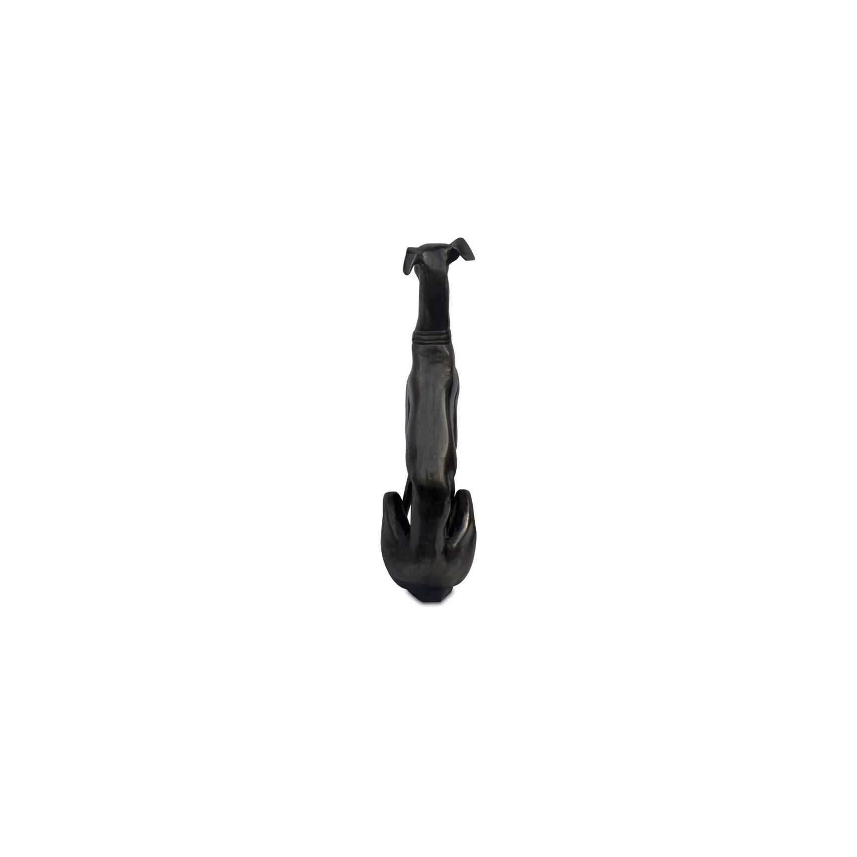 Duke Black Cast Aluminum Sculpture - Ornate Home