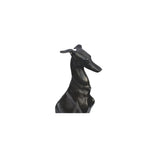 Duke Black Cast Aluminum Sculpture - Ornate Home