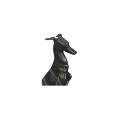 Duke Black Cast Aluminum Sculpture - Ornate Home