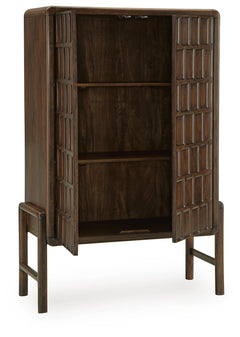 Dukestone Brown Accent Cabinet - Ornate Home