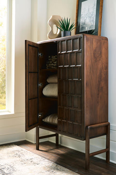 Dukestone Brown Accent Cabinet - Ornate Home