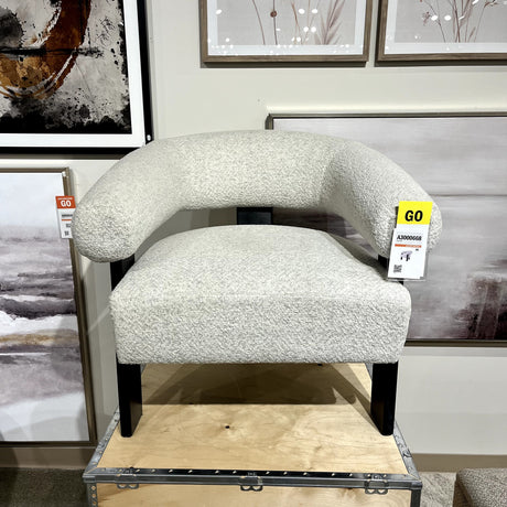 Dultish Snow Accent Chair - Ornate Home