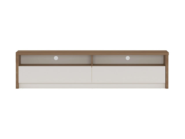 Duncan 70" TV Stand in Maple and Off White - Ornate Home