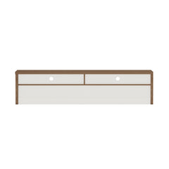Duncan 70" TV Stand in Maple and Off White - Ornate Home