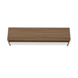 Duncan 70" TV Stand in Maple and Off White - Ornate Home