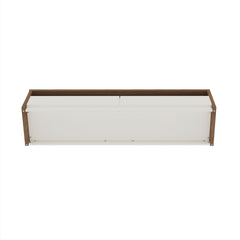 Duncan 70" TV Stand in Maple and Off White - Ornate Home