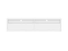 Duncan 70" TV Stand in White - Ornate Home