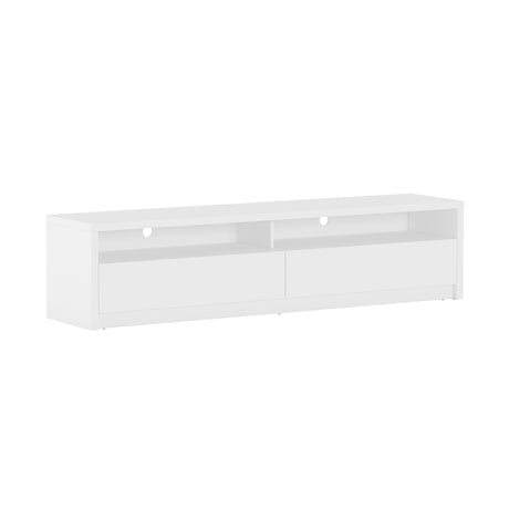 Duncan 70" TV Stand in White - Ornate Home