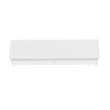 Duncan 70" TV Stand in White - Ornate Home