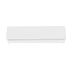 Duncan 70" TV Stand in White - Ornate Home