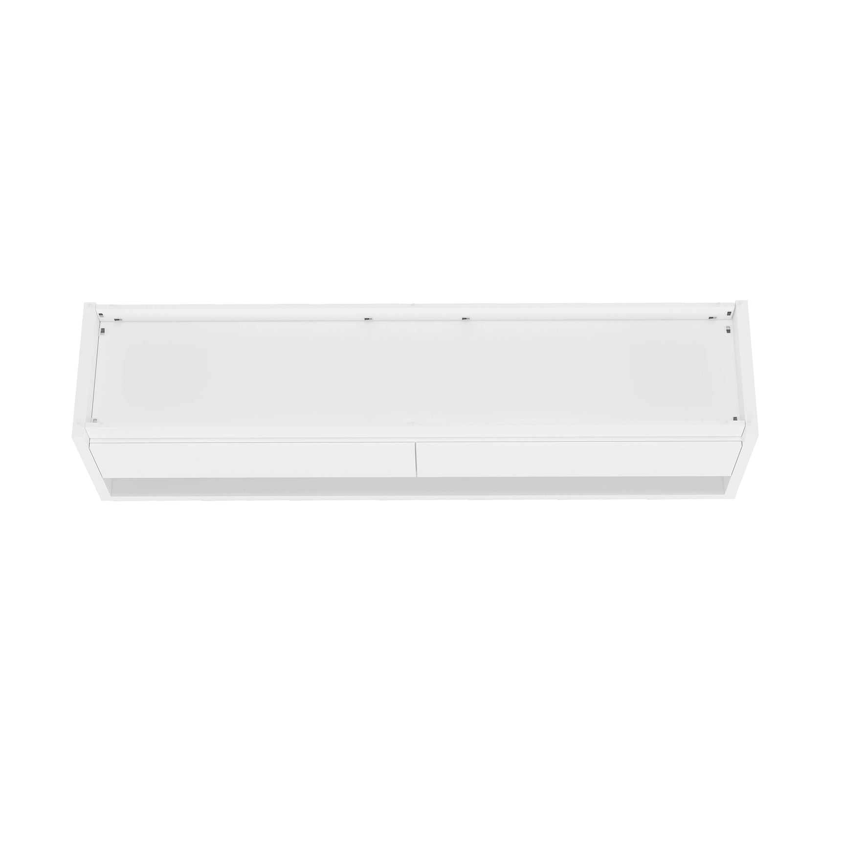 Duncan 70" TV Stand in White - Ornate Home