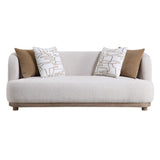 Duncan Beige Sofa w/4 Pillows - Ornate Home