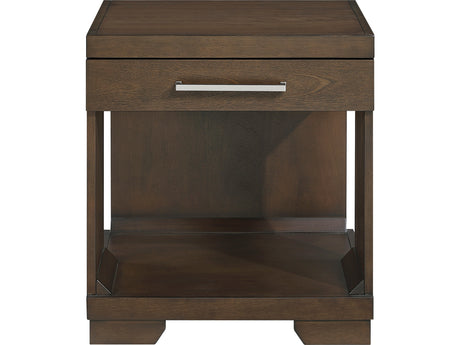 Duncan Espresso End Table - Ornate Home