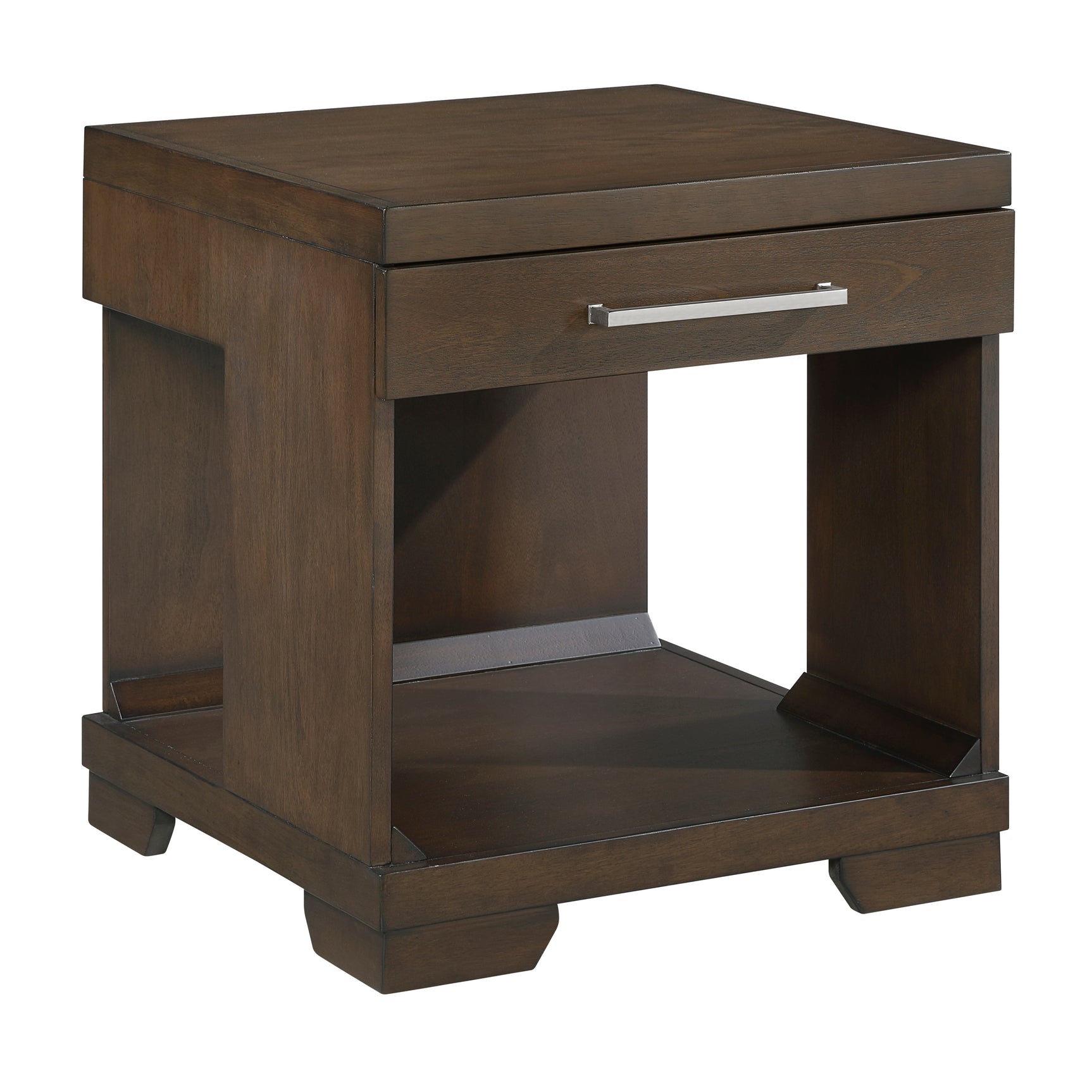 Duncan Espresso End Table - Ornate Home