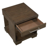 Duncan Espresso End Table - Ornate Home