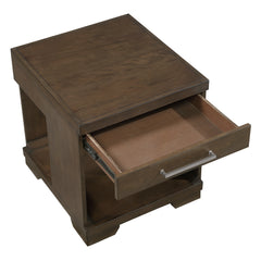 Duncan Espresso End Table - Ornate Home
