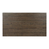 Duncan Suede Brown/Carbon Black Coffee Table - Ornate Home