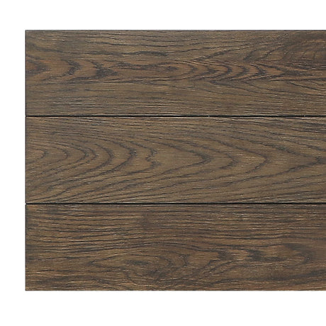 Duncan Suede Brown/Carbon Black Console Table - Ornate Home