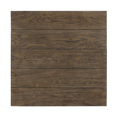 Duncan Suede Brown/Carbon Black End Table - Ornate Home