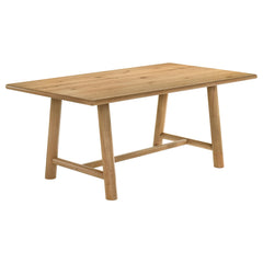 Duncan Washed Oak 7-piece Rectangular Wood Dining Table Set - Ornate Home