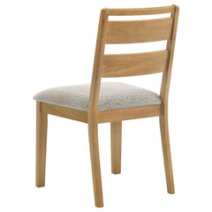Duncan Washed Oak Ladder Back Dining Side Chair (Set of 2) - Ornate Home