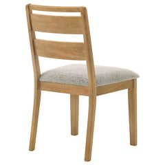 Duncan Washed Oak Ladder Back Dining Side Chair (Set of 2) - Ornate Home