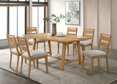Duncan Washed Oak Ladder Back Dining Side Chair (Set of 2) - Ornate Home