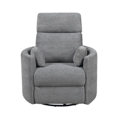 Dune Gray Power Swivel Glider Reclining Chair - Ornate Home