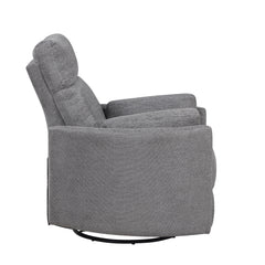 Dune Gray Power Swivel Glider Reclining Chair - Ornate Home