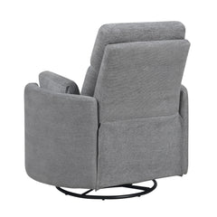 Dune Gray Power Swivel Glider Reclining Chair - Ornate Home