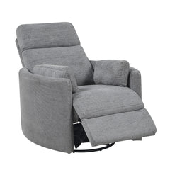 Dune Gray Power Swivel Glider Reclining Chair - Ornate Home