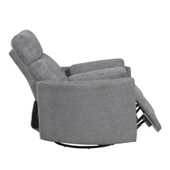 Dune Gray Power Swivel Glider Reclining Chair - Ornate Home