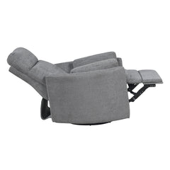 Dune Gray Power Swivel Glider Reclining Chair - Ornate Home
