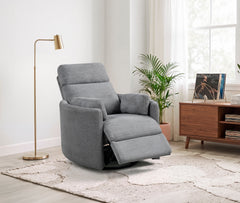 Dune Gray Power Swivel Glider Reclining Chair - Ornate Home