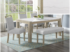 Dune Natural/Gray Side Chair (Set of 2) - Ornate Home