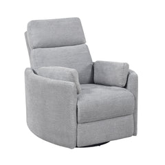 Dune Silver Power Swivel Glider Reclining Chair - Ornate Home