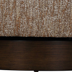 Dunes Brown Fabric Swivel Chair - Ornate Home