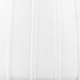 Dunguan White Ribbed Wood Planter - Ornate Home