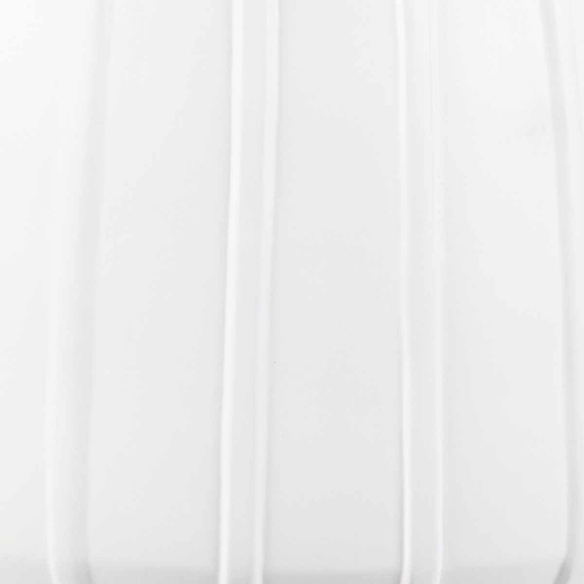 Dunguan White Ribbed Wood Planter - Ornate Home