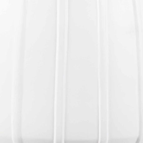 Dunguan White Ribbed Wood Planter - Ornate Home