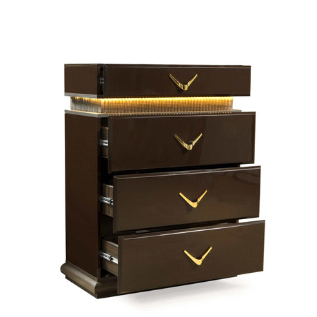 Dunhill Brown Chest - Ornate Home