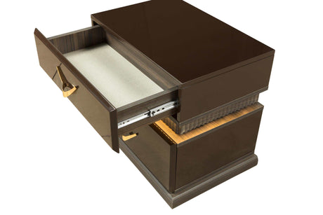 Dunhill Brown Queen Bedroom Set / 4pc - Ornate Home