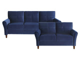 Dunleith Blue Sofa & Loveseat - Ornate Home
